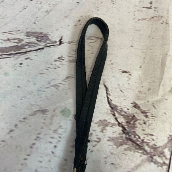 Kate Spade‎ Pebbled Leather Wristlet Pouch Wallet Clutch Black Chic Preppy - Picture 13 of 16